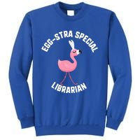 Easter Eggcute Giftstra Special Librarian Flamingo Gift Tall Sweatshirt