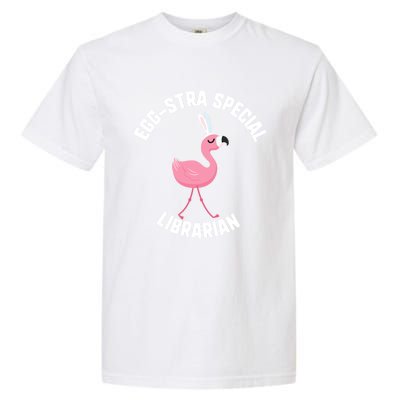 Easter Eggcute Giftstra Special Librarian Flamingo Gift Garment-Dyed Heavyweight T-Shirt