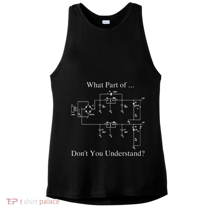 Electrical Engineer Gift Funny Technology Sarcasm Ladies PosiCharge Tri-Blend Wicking Tank
