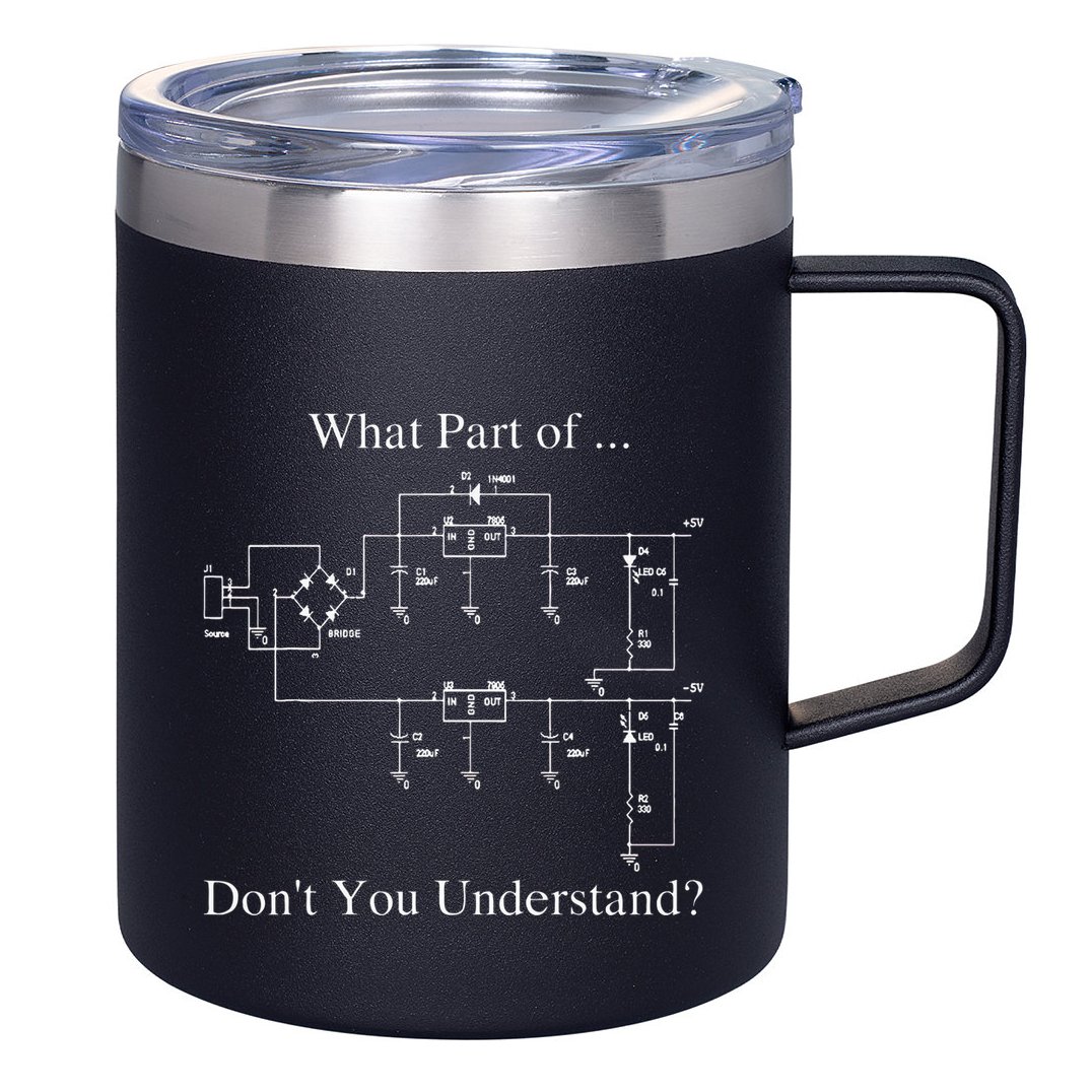 Electrical Engineer Gift Funny Technology Sarcasm 12oz Stainless Steel Coffee Mug