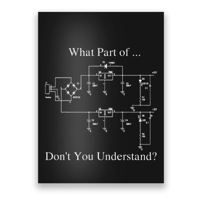 Electrical Engineer Gift Funny Technology Sarcasm Poster