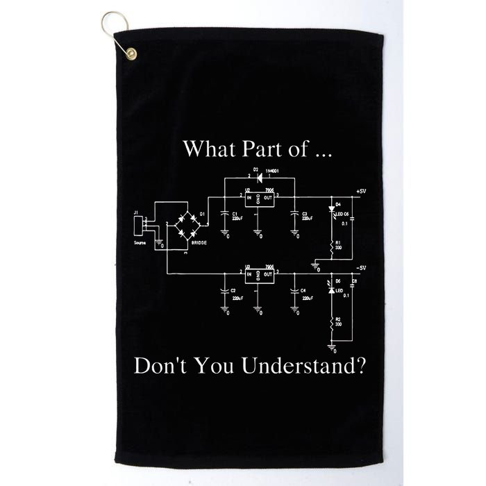 Electrical Engineer Gift Funny Technology Sarcasm Golf Towel