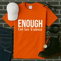 Enough End Gun Violence No More Guns Tall T-Shirt