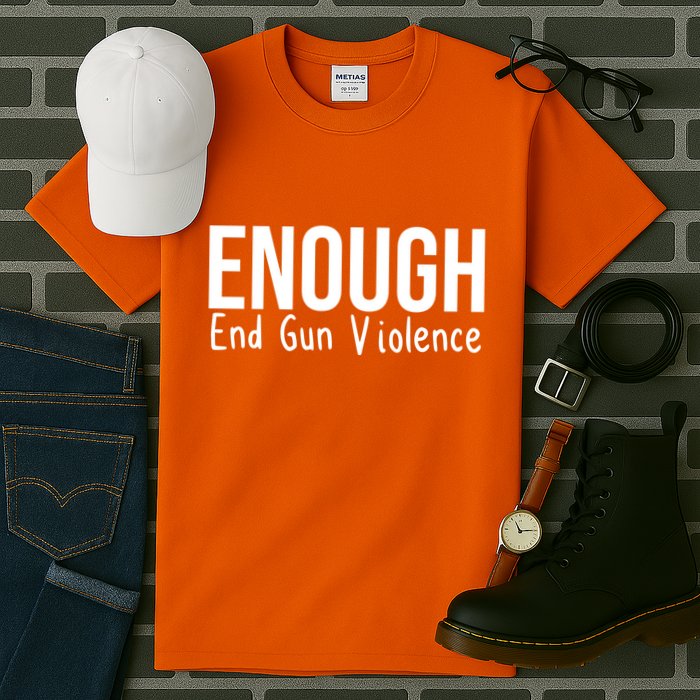 Enough End Gun Violence No More Guns Tall T-Shirt