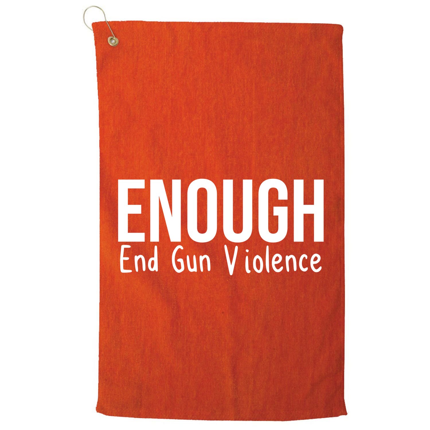 Enough End Gun Violence No More Guns Golf Towel