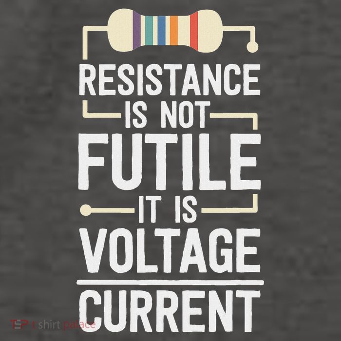 Electrical Engineering Gifts Resistance Is Not Futile Vector Backpack