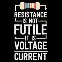 Electrical Engineering Gifts Men Resistance Is Not Futile Daily Commute Backpack