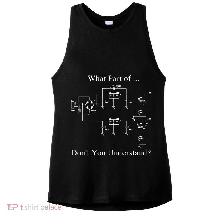 Electrical Engineer Gift Funny Engineering Sarcasm Ladies PosiCharge Tri-Blend Wicking Tank