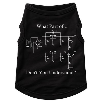 Electrical Engineer Gift Funny Engineering Sarcasm Doggie Tank