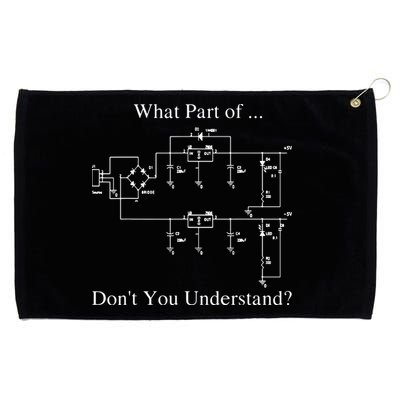 Electrical Engineer Gift Funny Engineering Sarcasm Grommeted Golf Towel