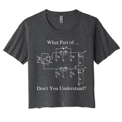 Electrical Engineer Gift Funny Engineering Sarcasm Crop Top