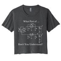 Electrical Engineer Gift Funny Engineering Sarcasm Crop Top