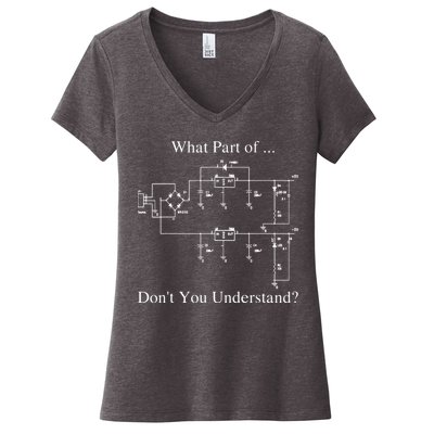 Electrical Engineer Gift Funny Engineering Sarcasm Women's V-Neck T-Shirt