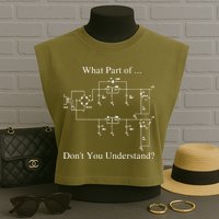 Electrical Engineer Gift Funny Engineering Sarcasm Garment-Dyed Women's Muscle Tee