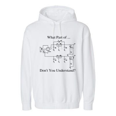 Electrical Engineer Gift Funny Engineering Sarcasm Garment-Dyed Fleece Hoodie