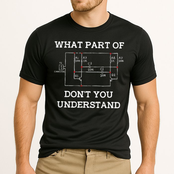 Electrical Engineer Gifts Circuit Board Nerd Performance Shirt