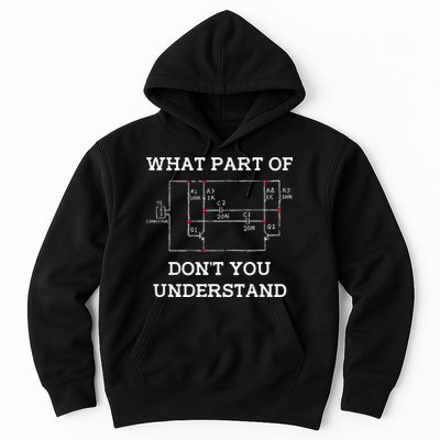 Electrical Engineer Gifts Circuit Board Nerd Hoodie
