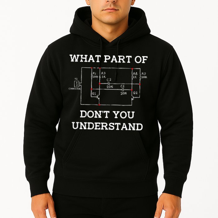Electrical Engineer Gifts Circuit Board Nerd Hoodie
