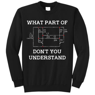 Electrical Engineer Gifts Circuit Board Nerd Sweatshirt