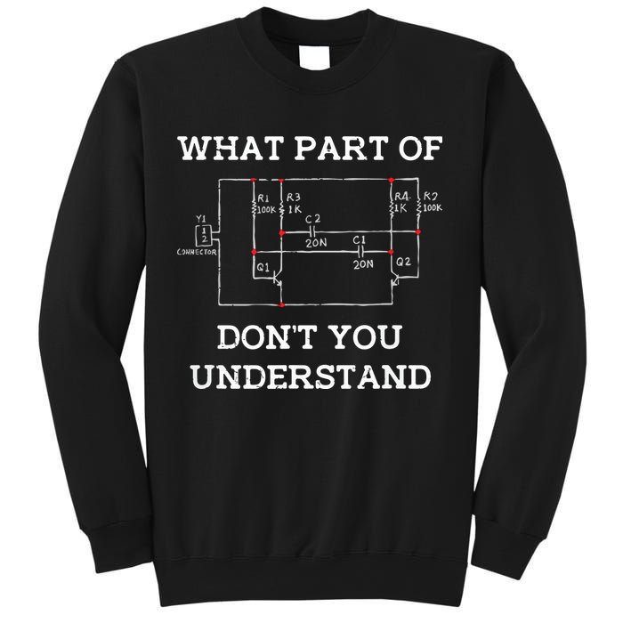 Electrical Engineer Gifts Circuit Board Nerd Sweatshirt