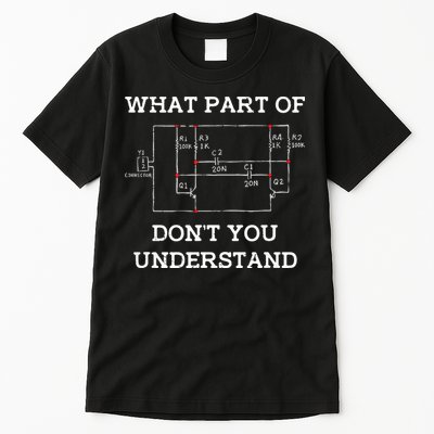 Electrical Engineer Gifts Circuit Board Nerd Tall T-Shirt