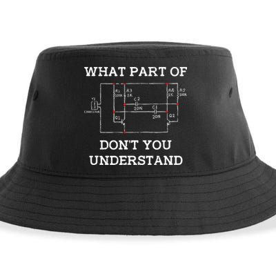 Electrical Engineer Gifts Circuit Board Nerd Sustainable Bucket Hat
