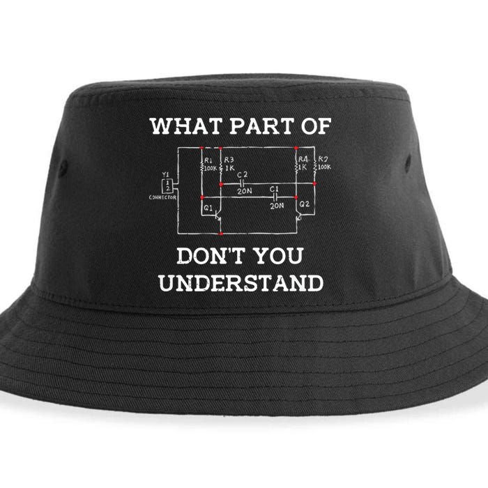 Electrical Engineer Gifts Circuit Board Nerd Sustainable Bucket Hat