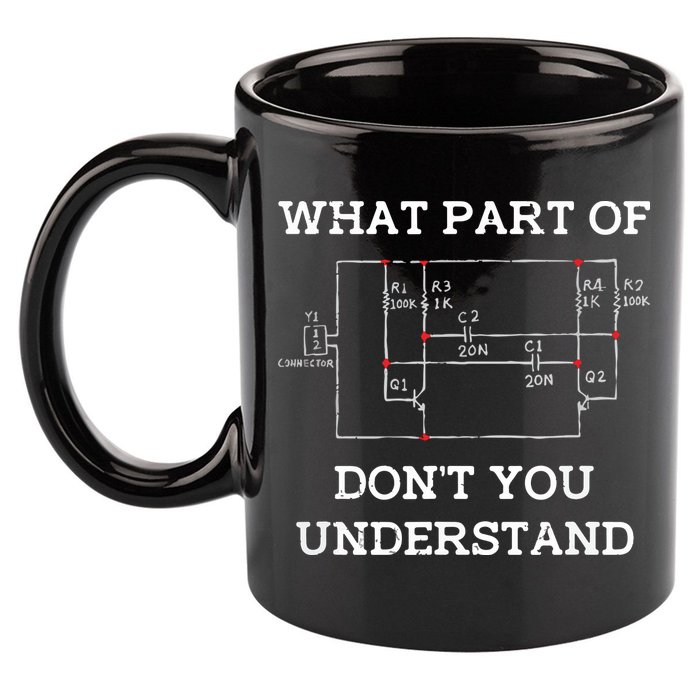 Electrical Engineer Gifts Circuit Board Nerd 11oz C Handle Ceramic Mug