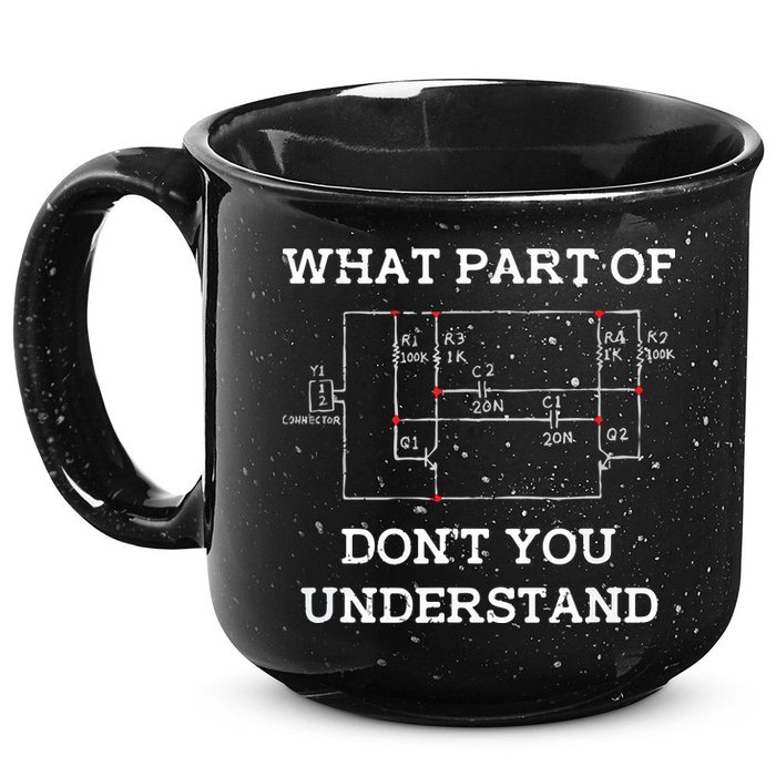 Electrical Engineer Gifts Circuit Board Nerd 15oz Campfire Ceramic Mug
