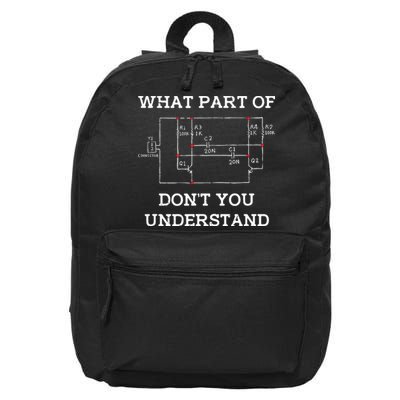 Electrical Engineer Gifts Circuit Board Nerd 16 in Basic Backpack