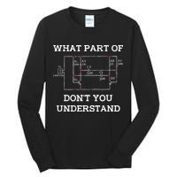 Electrical Engineer Gifts Circuit Board Nerd Tall Long Sleeve T-Shirt