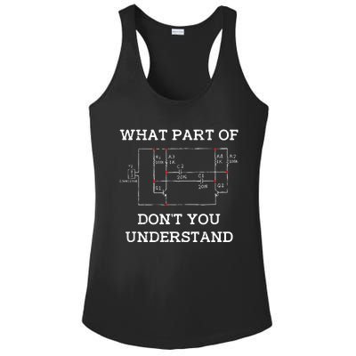 Electrical Engineer Gifts Circuit Board Nerd Ladies PosiCharge Competitor Racerback Tank