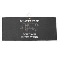 Electrical Engineer Gifts Circuit Board Nerd Large Microfiber Waffle Golf Towel