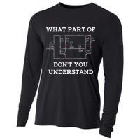 Electrical Engineer Gifts Circuit Board Nerd Cooling Performance Long Sleeve Crew
