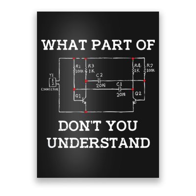 Electrical Engineer Gifts Circuit Board Nerd Poster