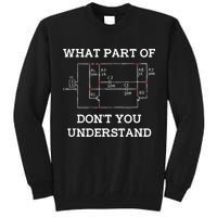 Electrical Engineer Gifts Circuit Board Nerd Tall Sweatshirt