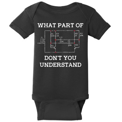 Electrical Engineer Gifts Circuit Board Nerd Baby Bodysuit