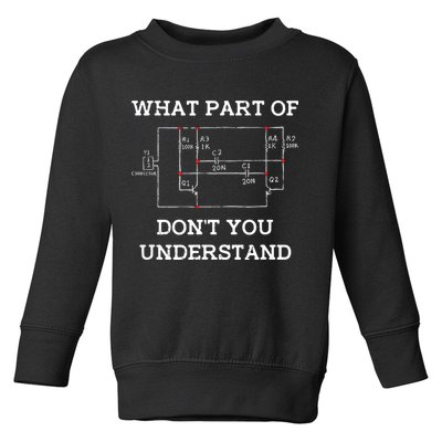 Electrical Engineer Gifts Circuit Board Nerd Toddler Sweatshirt