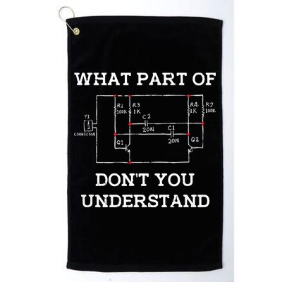 Electrical Engineer Gifts Circuit Board Nerd Golf Towel