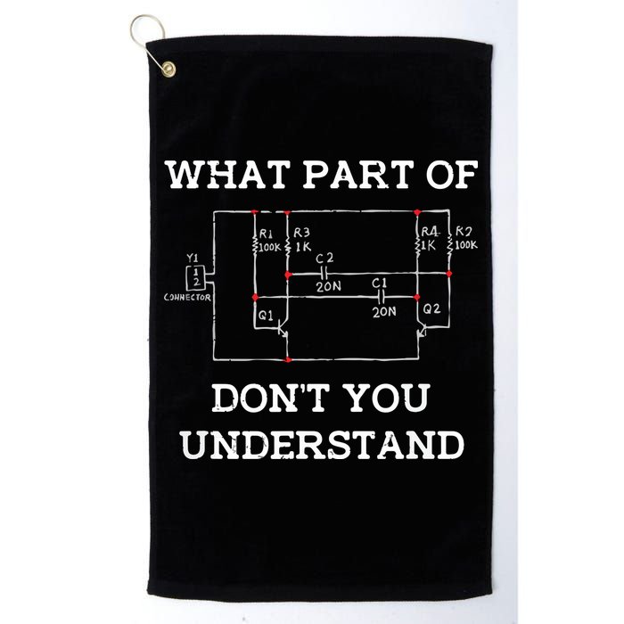 Electrical Engineer Gifts Circuit Board Nerd Golf Towel
