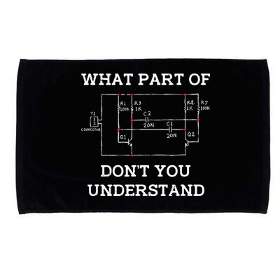 Electrical Engineer Gifts Circuit Board Nerd Microfiber Hand Towel