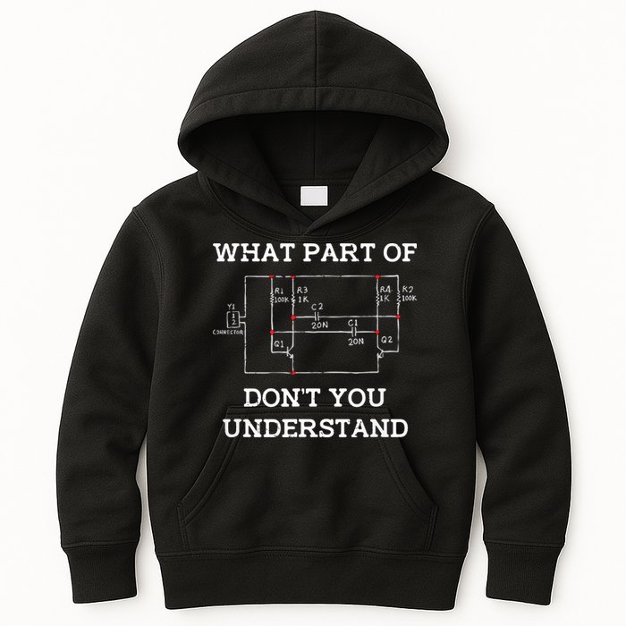 Electrical Engineer Gifts Circuit Board Nerd Kids Hoodie