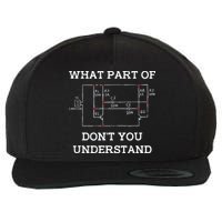 Electrical Engineer Gifts Circuit Board Nerd Wool Snapback Cap