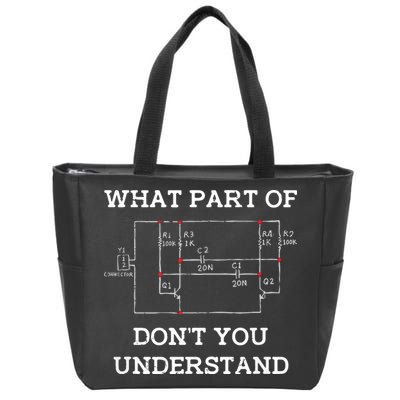 Electrical Engineer Gifts Circuit Board Nerd Zip Tote Bag
