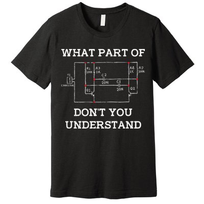 Electrical Engineer Gifts Circuit Board Nerd Premium T-Shirt