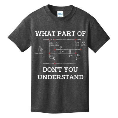 Electrical Engineer Gifts Circuit Board Nerd Kids T-Shirt