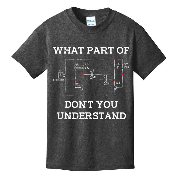 Electrical Engineer Gifts Circuit Board Nerd Kids T-Shirt