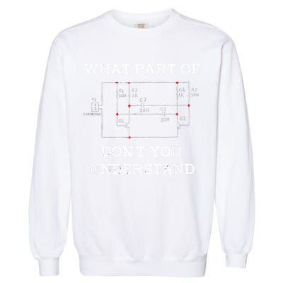 Electrical Engineer Gifts Circuit Board Nerd Garment-Dyed Sweatshirt