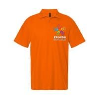 Enough End Gun Violence Protect Our Children Orange Mom Dad Softstyle Adult Sport Polo