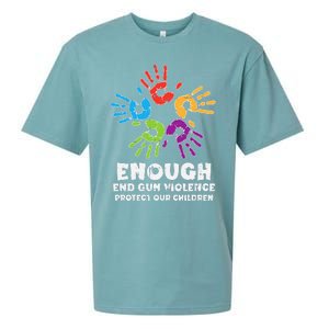 Enough End Gun Violence Protect Our Children Orange Mom Dad Sueded Cloud Jersey T-Shirt